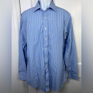 Brooks Brothers Light Blue Striped Dress Shirt